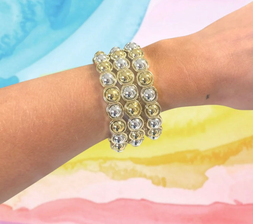 Pardi Gold Bracelet Gold and Silver Mix