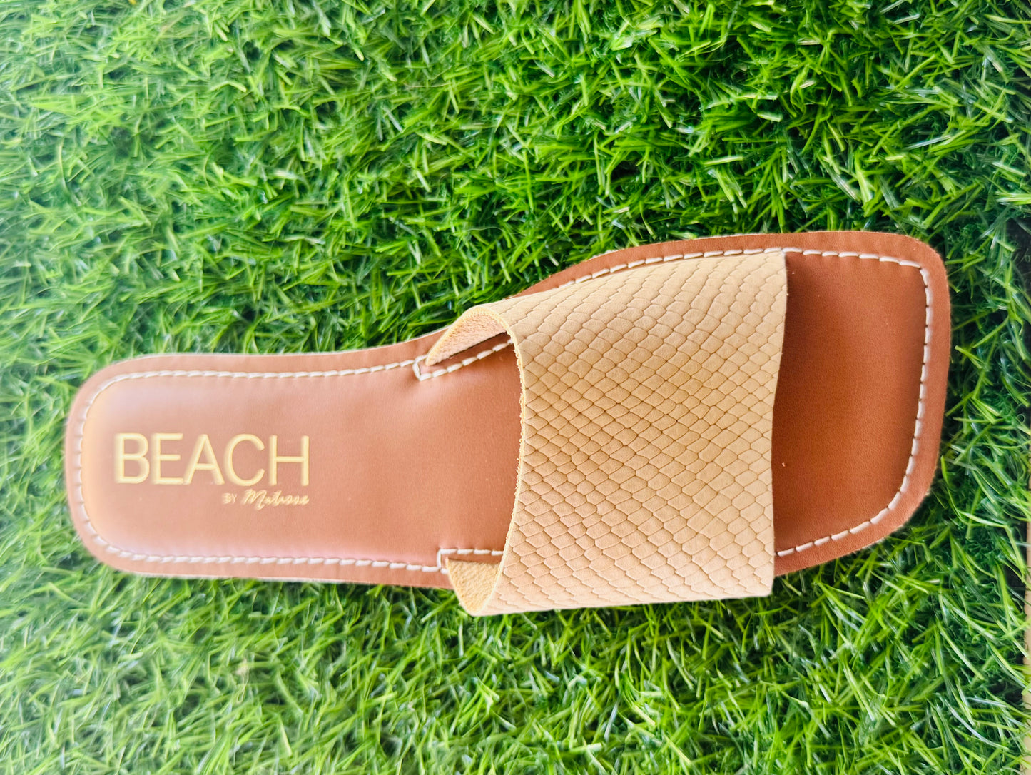 Bali taupe snake sandals