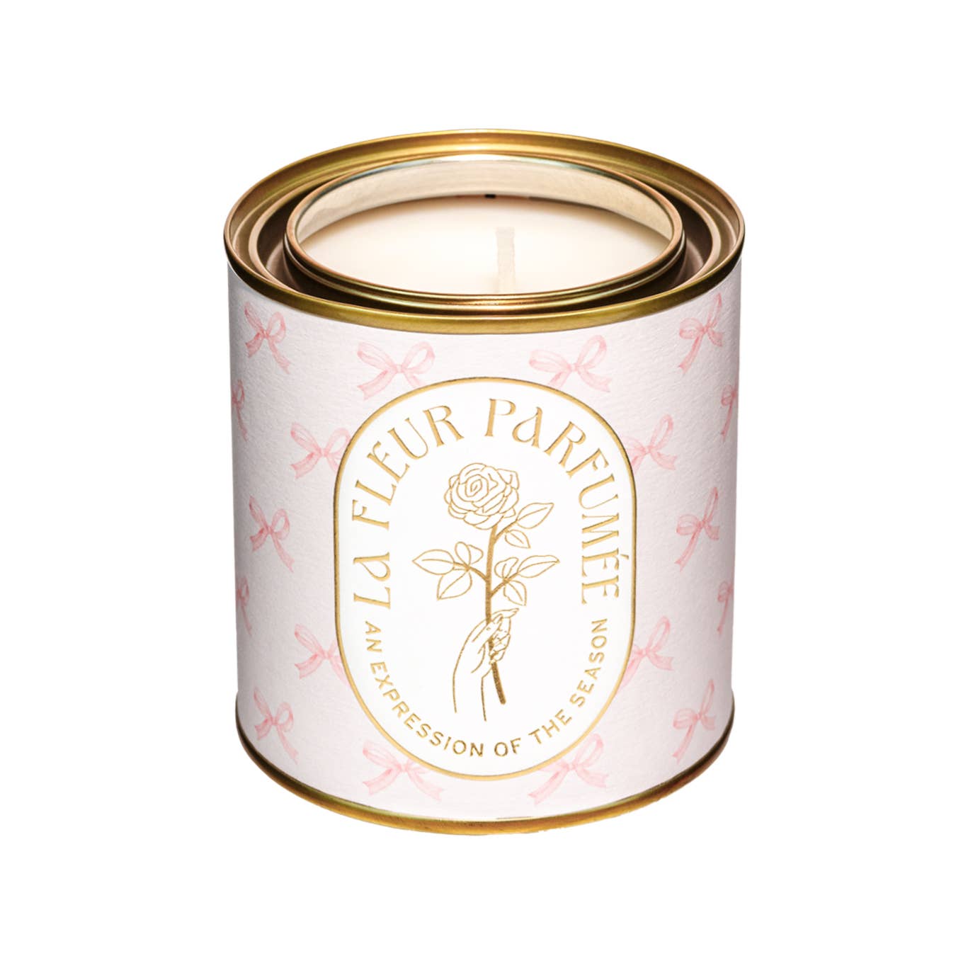 La Fleur Coquette Bow Soy Candle