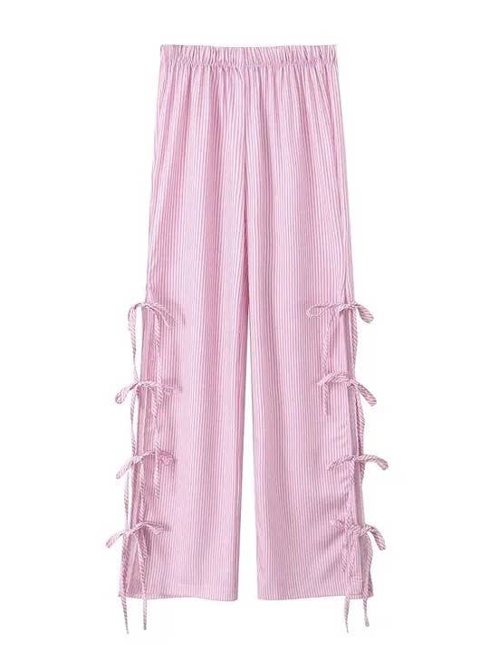 Side Bow Tie Pants