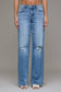 Hidden Logan Medium Wash Mid Rise Dad Jean