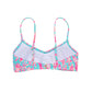 Womens Tropical Glow Recycled Bikini Top