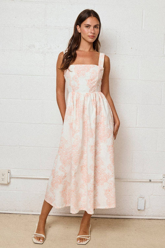 PD17933 - Chloe Sleeveless Midi Dress
