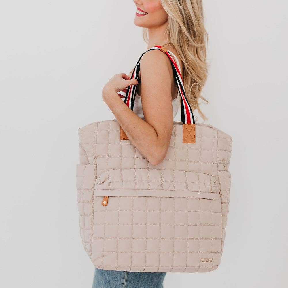 Tenley Quilted Tote Roller Bag Wholesale