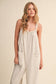 IJP3259 PINSTRIPE RELAXED FIT SLEEVELESS JUMPSUIT