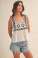 IT4527 CROCHET CAMI TOP / UNLINED