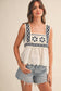 IT4527 CROCHET CAMI TOP / UNLINED