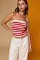 PT19548 Striped Tube Top