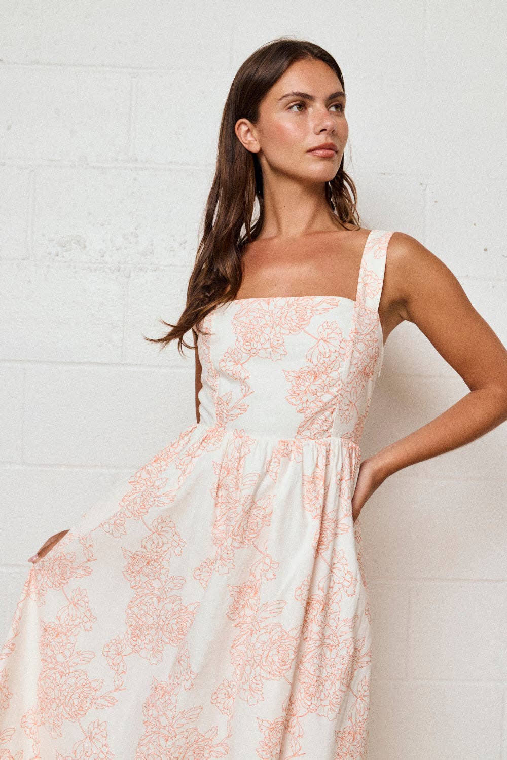 PD17933 - Chloe Sleeveless Midi Dress
