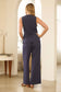 Recycled Polyester High-Waisted Trousers