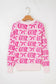 Bows Horseshoes Pattern Western Plus Size Sweater (S-4X)