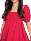Linen Shorts Set -Red