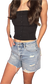 Sofie High Rise Mom Shorts