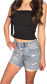 Sofie High Rise Mom Shorts