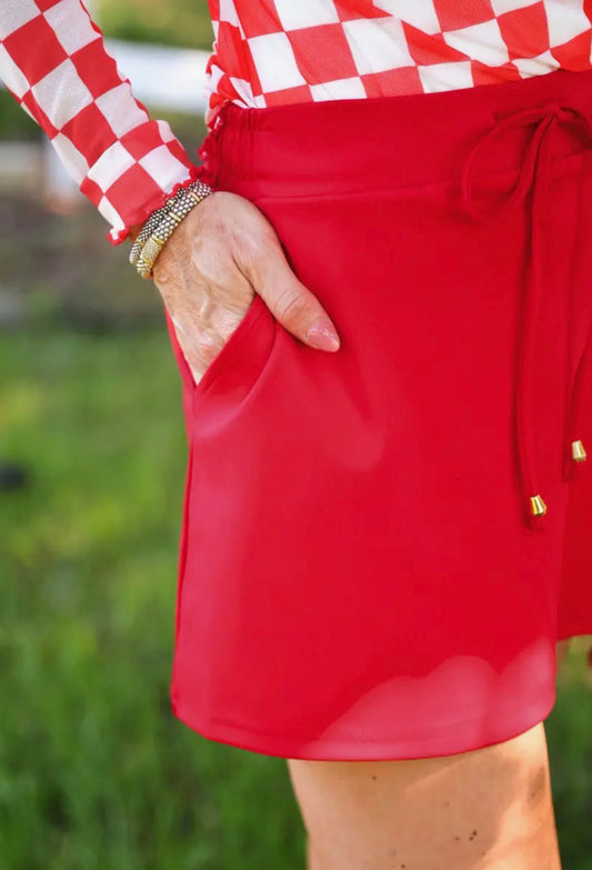 Red Cherry Skort