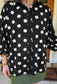 Polka Dot Button Up Top