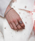 Jessie Baguette Ring Silver