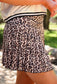 Safari Chic Pleated Tennis Skort