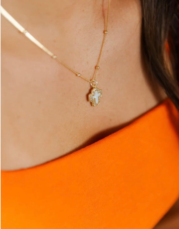 Meg Cross Necklace