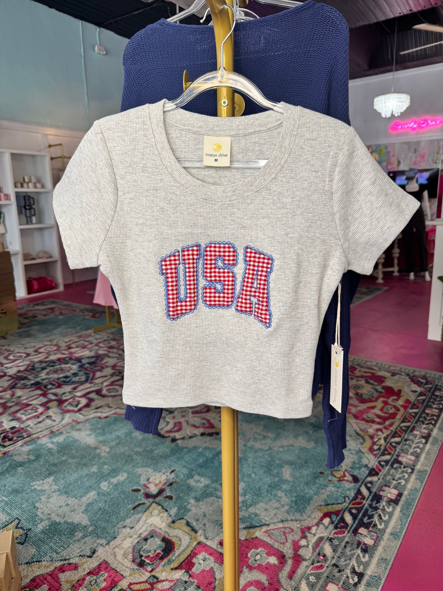 Grey USA Shirt