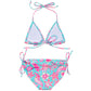 Tropical Glow Teen Recycled Triangle Bikini