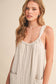 IJP3259 PINSTRIPE RELAXED FIT SLEEVELESS JUMPSUIT