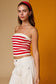 PT19548 Striped Tube Top