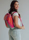 Orange, Pink & Slate Aztec Backpack
