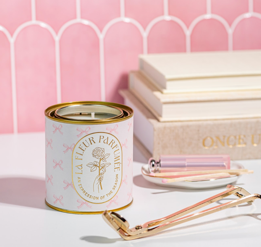 La Fleur Coquette Bow Soy Candle