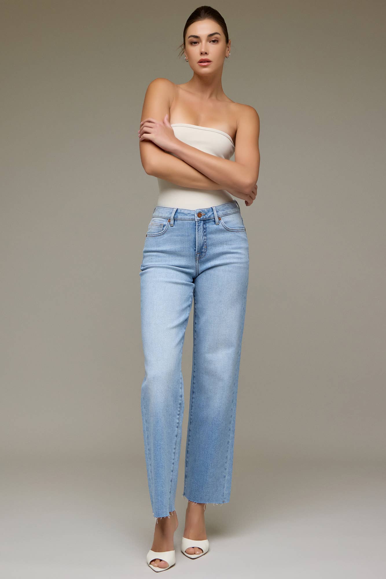 Hidden Ella Mid-rise Classic Straight