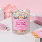 Sprinkle Good Vibes Soy Wax Jar Filled Candle Home Decor