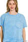 Halo Snow Washed Boxy Top & Shorts Set